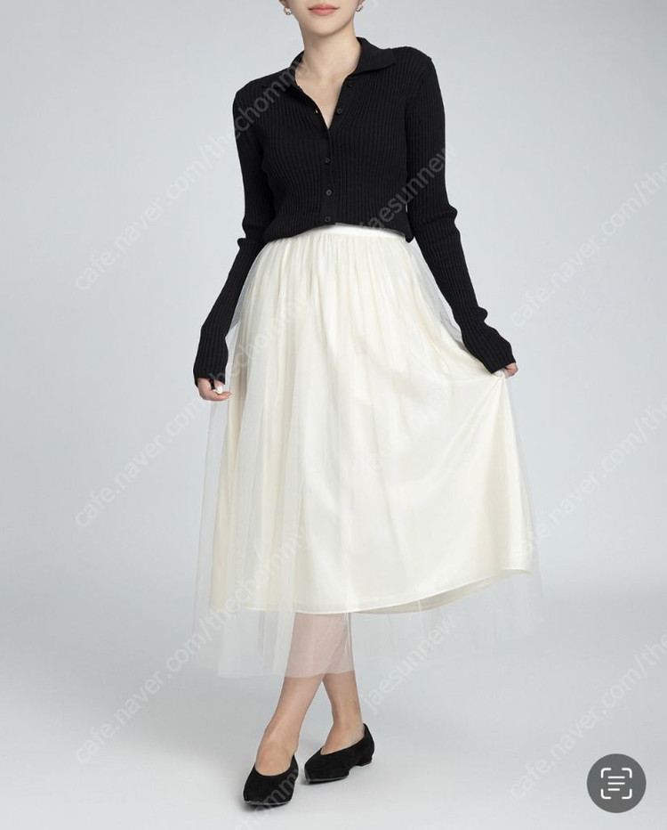 [새제품] PVCS 플레어 샤스커트 / 운포 4 이미지