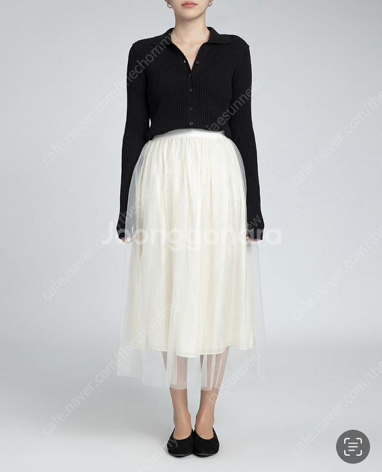 [새제품] PVCS 플레어 샤스커트 / 운포 4--0