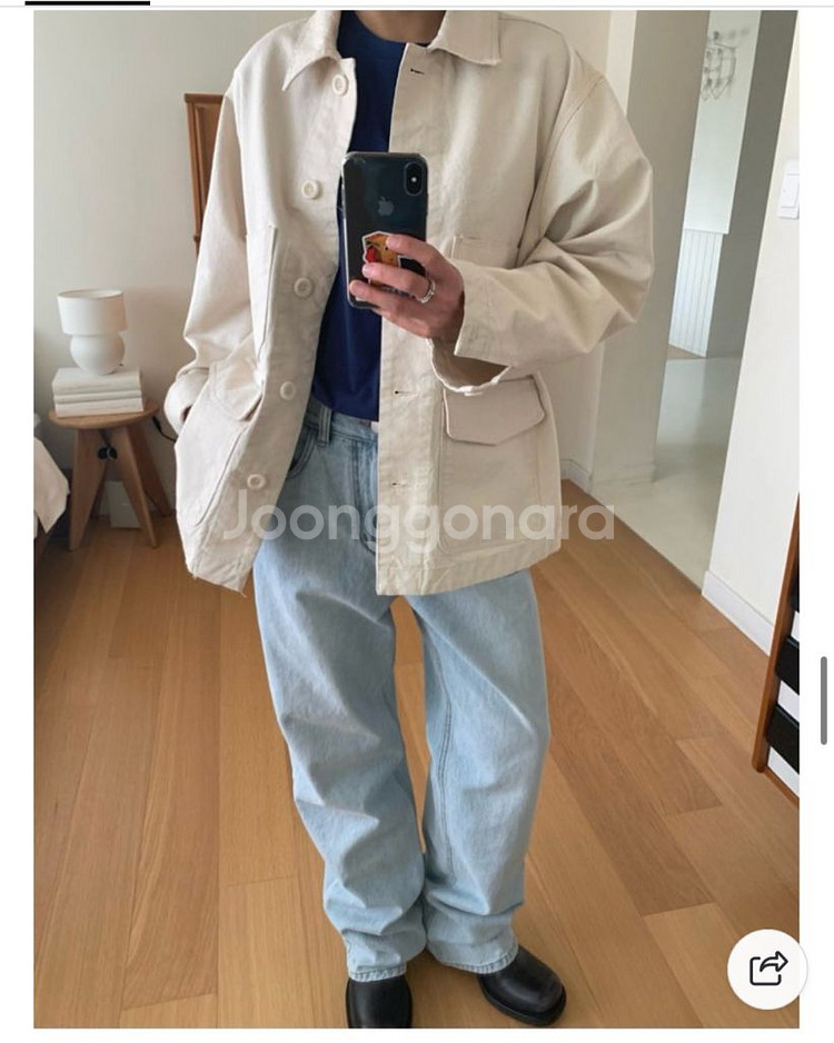 (새상품) 로맨티사이즈 워크자켓 아이보리--2