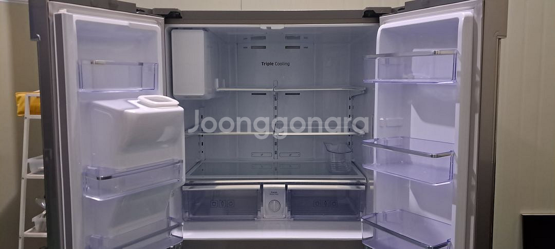 1589 삼성 755L 4도어 정수기양문형냉장고(메탈)--6