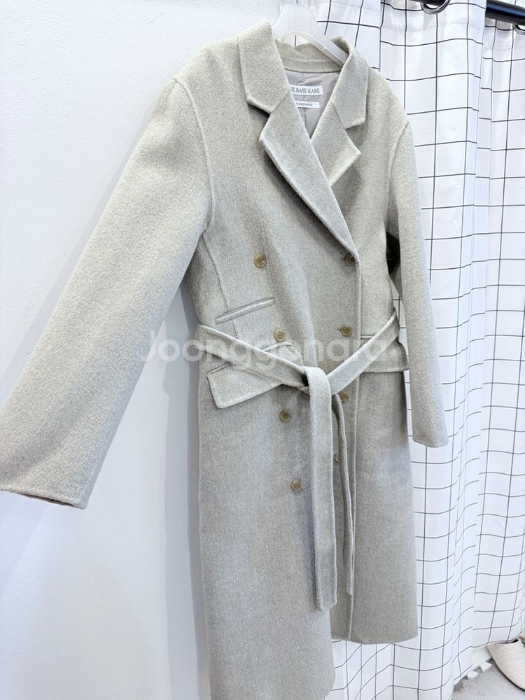 드베이스까레 울90% 핸드메이드코트--2
