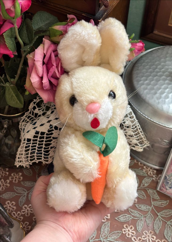 80년대 앤틱빈티지인형 토끼고전인형 빈티지소품모리걸갸루--1