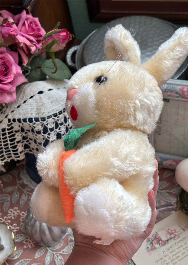 80년대 앤틱빈티지인형 토끼고전인형 빈티지소품모리걸갸루--2