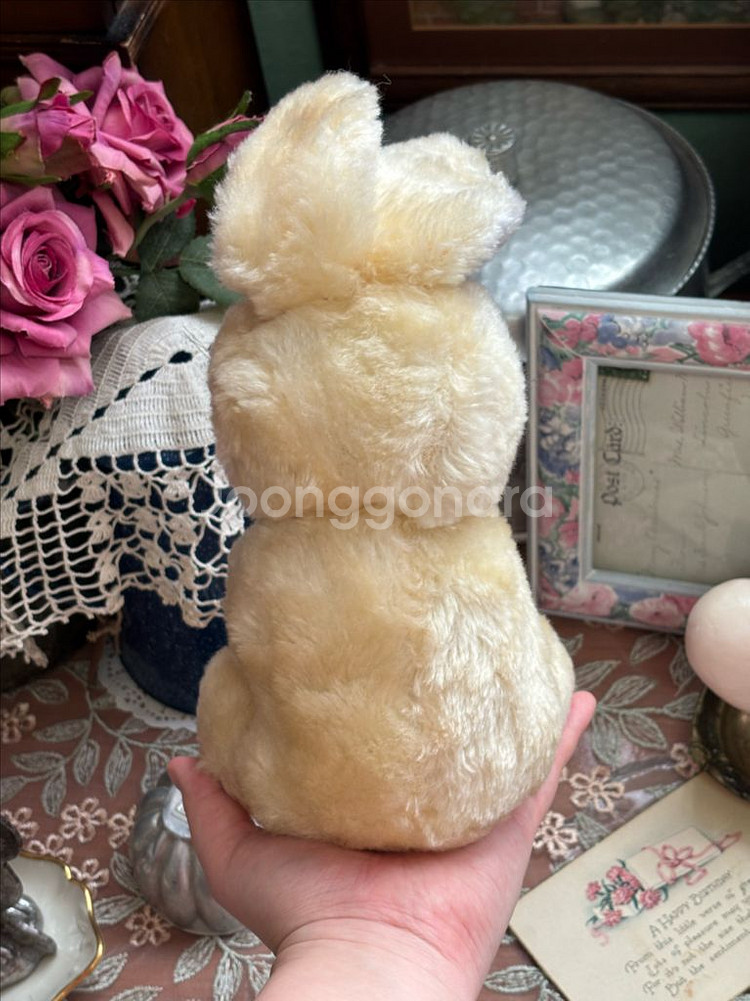 80년대 앤틱빈티지인형 토끼고전인형 빈티지소품모리걸갸루--9