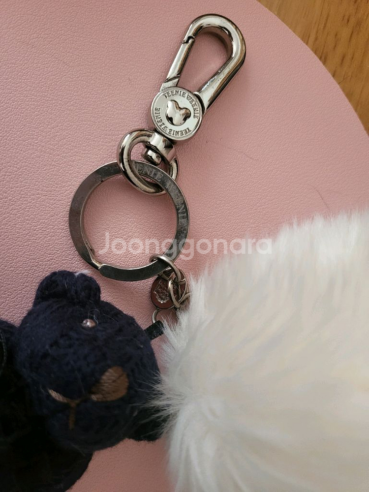 곰돌이 폼폼 키링--2