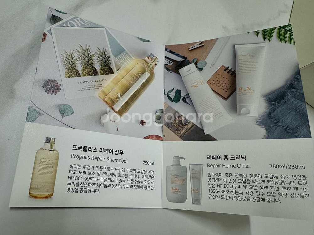 아르페쥬 샴푸/홈크리닉/헤어오일 set--2