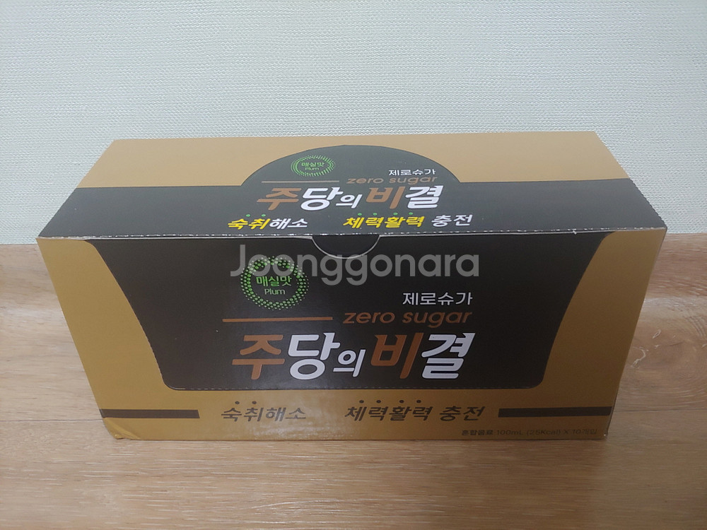 제로 슈가 숙취해소 음료 주당의비결 주당비 10개입 1--0