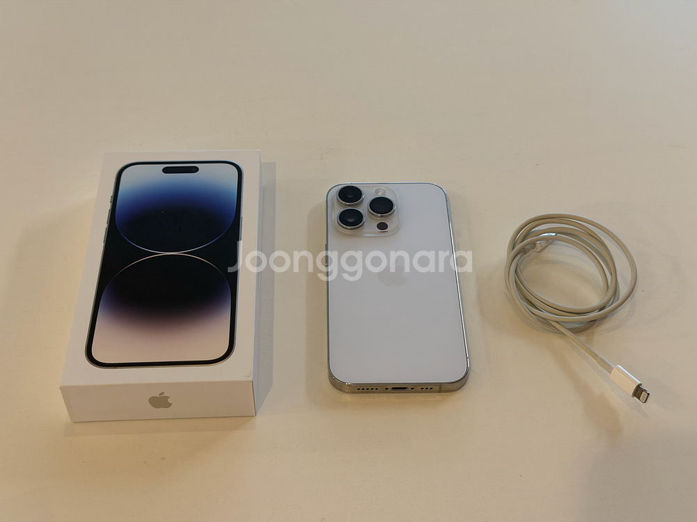 아이폰14 PRO 256GB 실버 풀박스--7