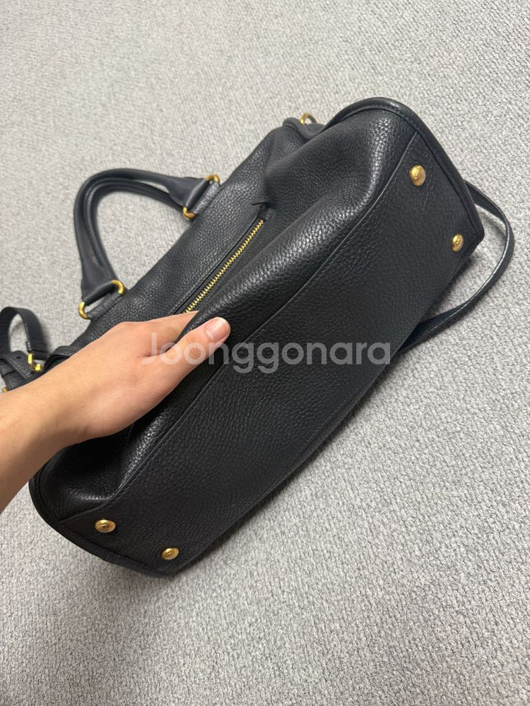 프라다 레더 토트백(정품)--3