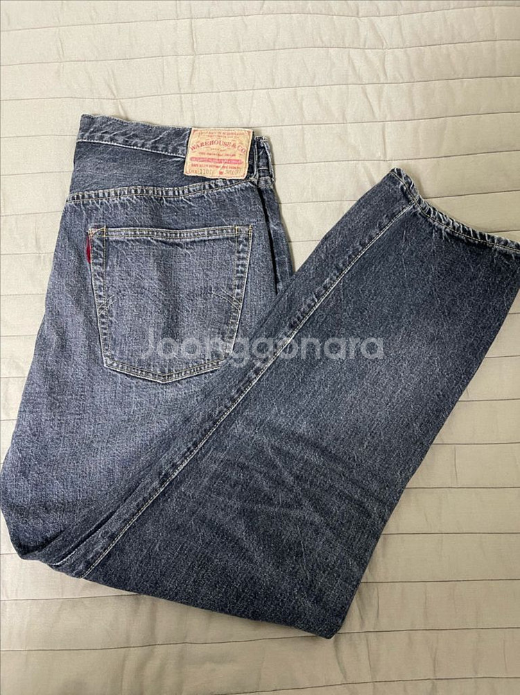 웨어하우스 1101 워싱진 흑청 w36L31--0