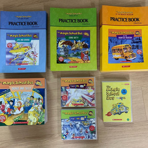 애플리스 매직스쿨버스 리더스북+워크북+dvd+cd 풀셋