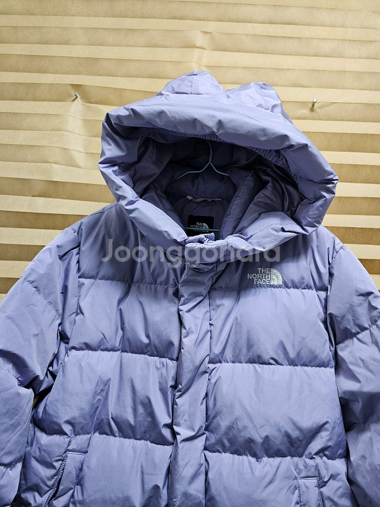 노스페이스 키즈 퍼플 롱패딩 구스다운점퍼 사이즈 150--2