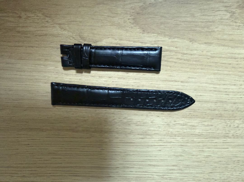 브레게 시계 가죽줄/ 검정--1