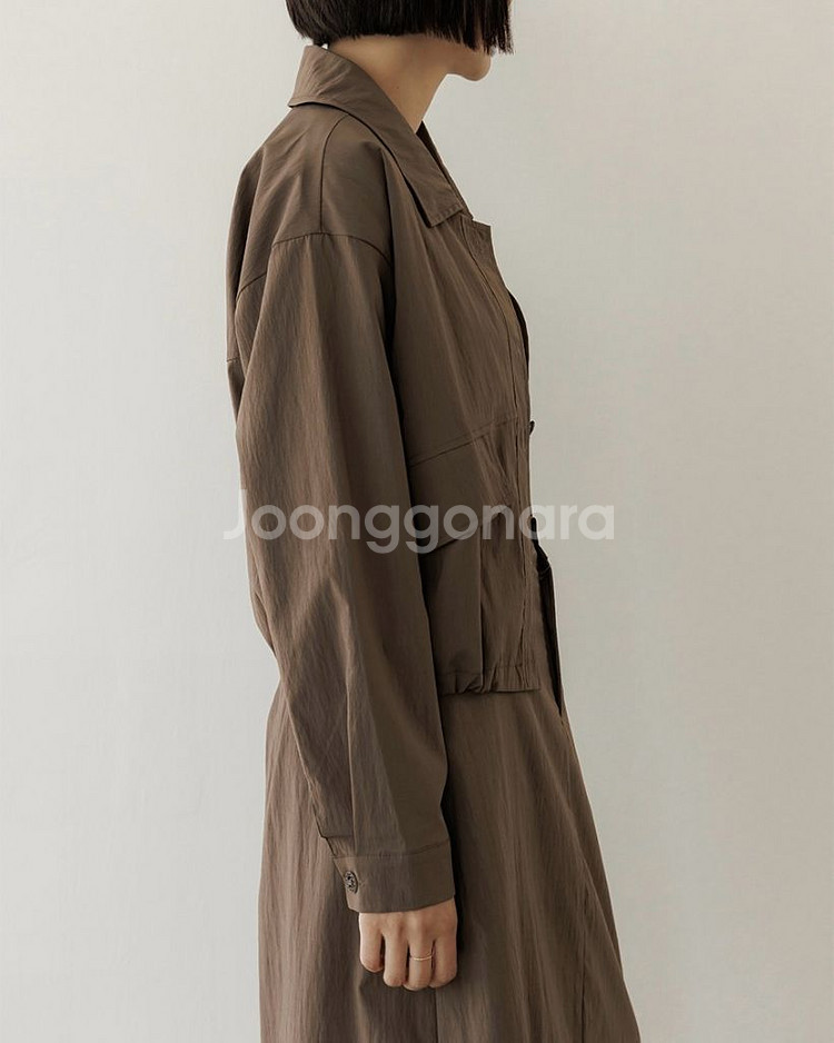 [미착용/새상품] 카라 자켓+밴딩 롱스커트 투피스세트--7