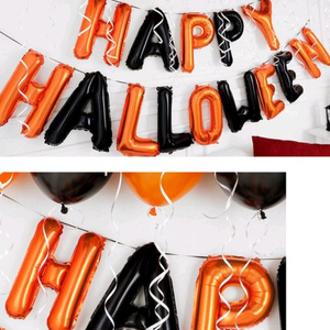 할로윈 알파벳은박풍선