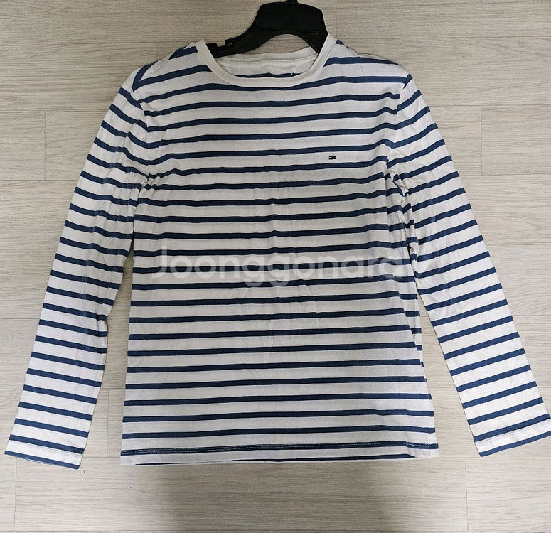 타미힐피거 여성 스트라이프 티셔츠--3