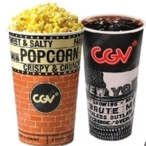 CGV 콤보 교환권 (팝콘 M + 음료 M)