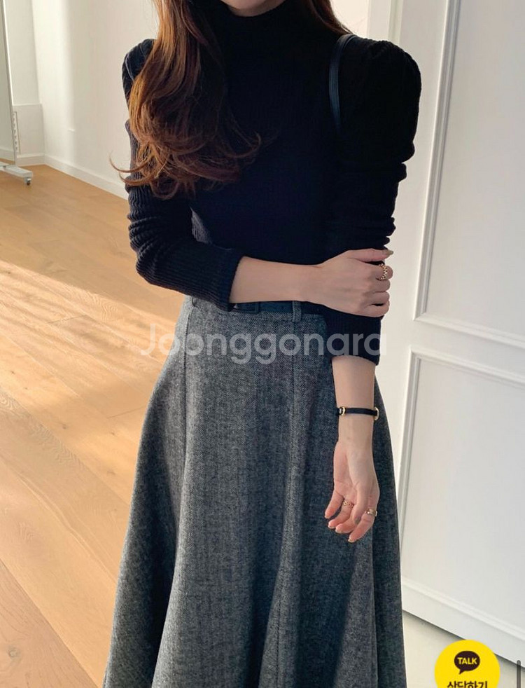 바이씨니 헤링본 셋업 자켓프리 스커트라지--5