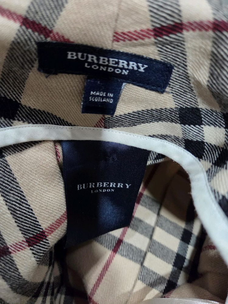 버버리 노바체크 스커트--4