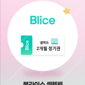 Blice블라이스 셀렉트 2개월 이용권 급처