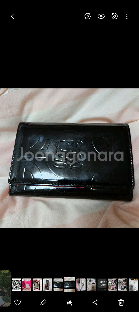 루이까또즈 블랙 반지갑--0