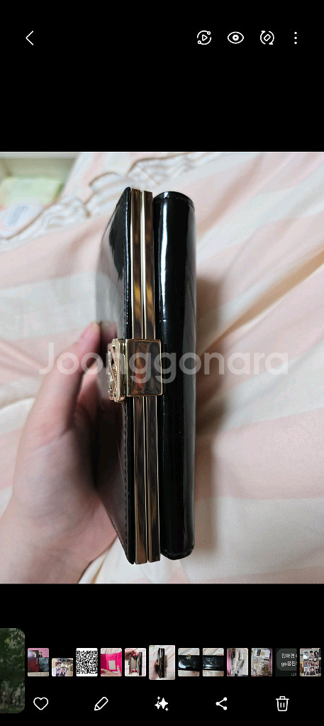 루이까또즈 블랙 반지갑--2