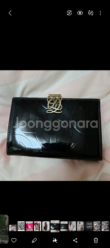 루이까또즈 블랙 반지갑--1
