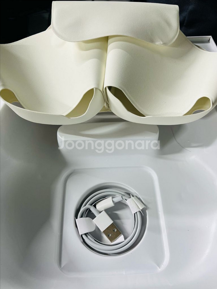 AirPods Max 스타일 블루투스 헤드폰 실버--1