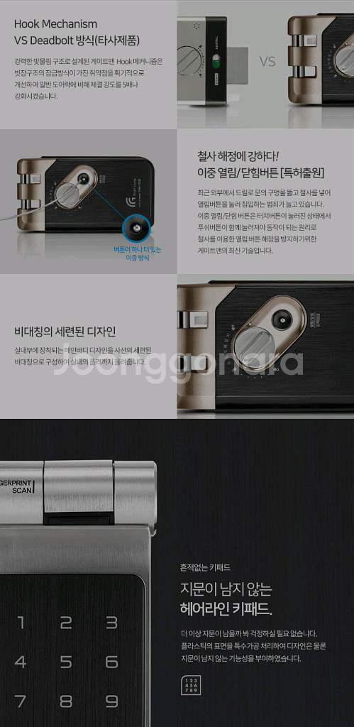 미사용 게이트맨 지스와이프 도어락 판매해요--5