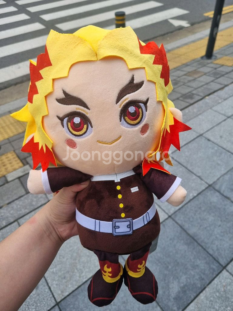 정품 새상품) 귀칼 귀멸의칼날 무한열차 렌고쿠 인형--0