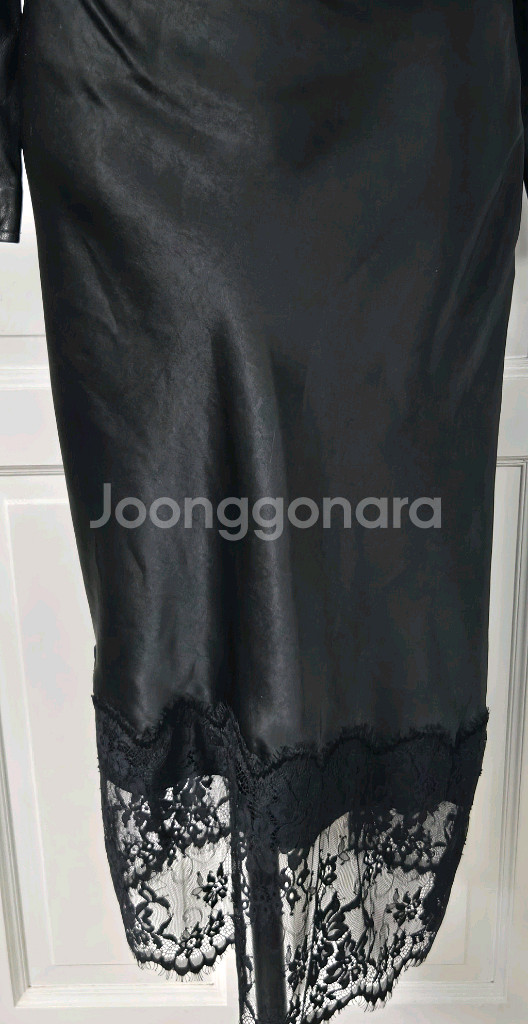 올세인츠 발펀가죽자켓 부루하하 새틴레이스 스커트--2