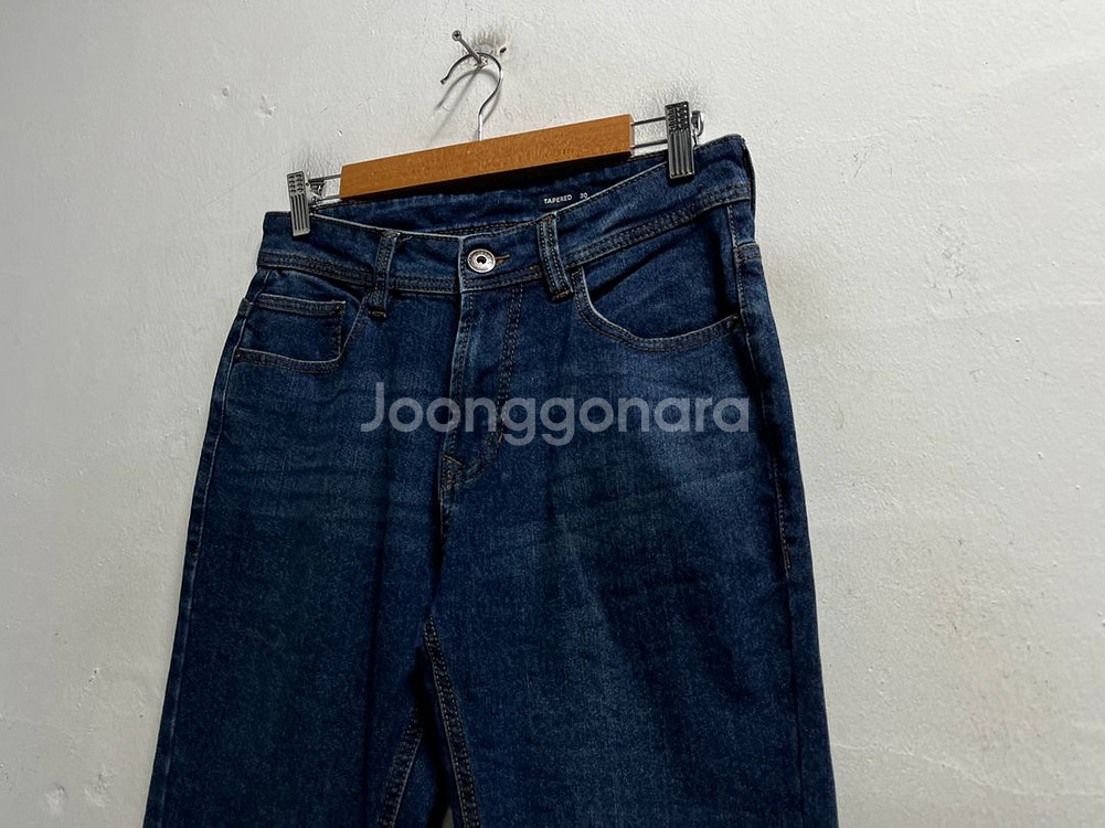 30 LYCRA 테이퍼드핏 데님 청바지--4