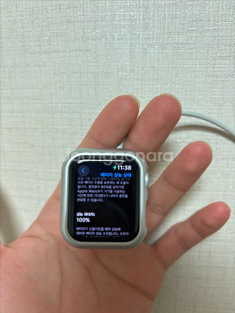애플워치 se2 40mm 실버--0