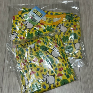 던스 노랑돼지 긴팔 상하배기셋 7480 / 8692