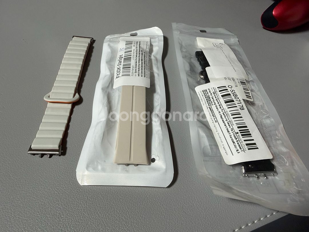 삼성 갤럭시핏3 화이트 SS급 + 악세사리--7