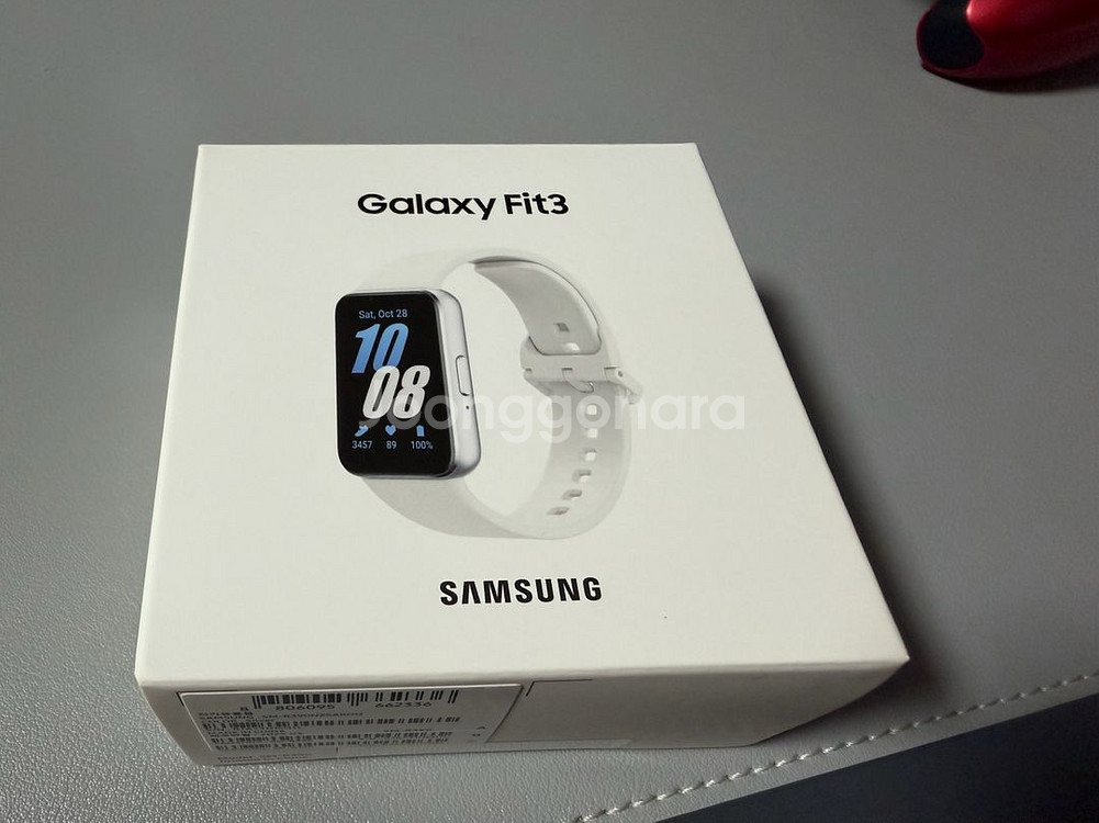 삼성 갤럭시핏3 화이트 SS급 + 악세사리--5