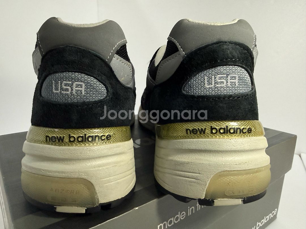 [280] 뉴발란스 992 메이드인 USA 블랙그레이--7