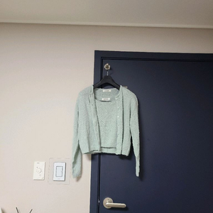 민트가디건세트 새상품