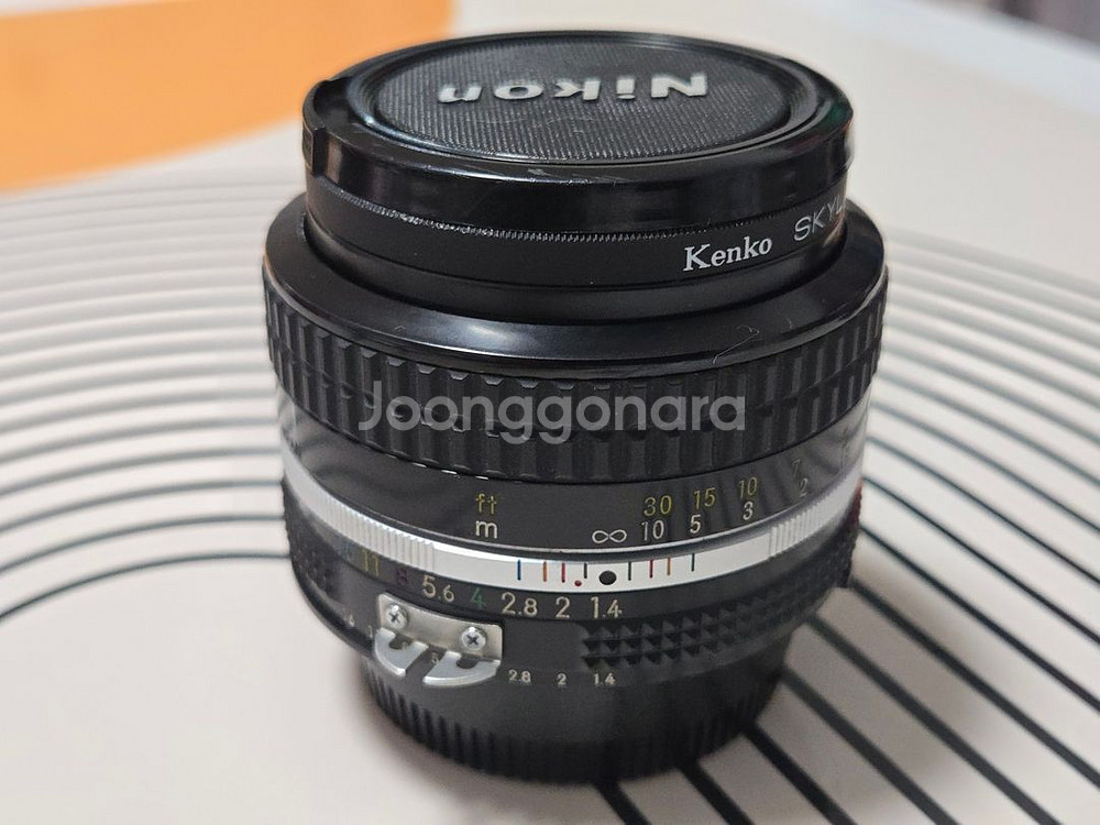 니콘 MF 50mm F1.4 Ai 50.4 렌즈--1