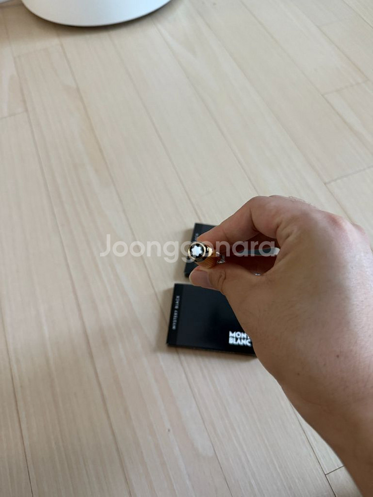 몽블랑 보헴 금장 만년필 - F--3