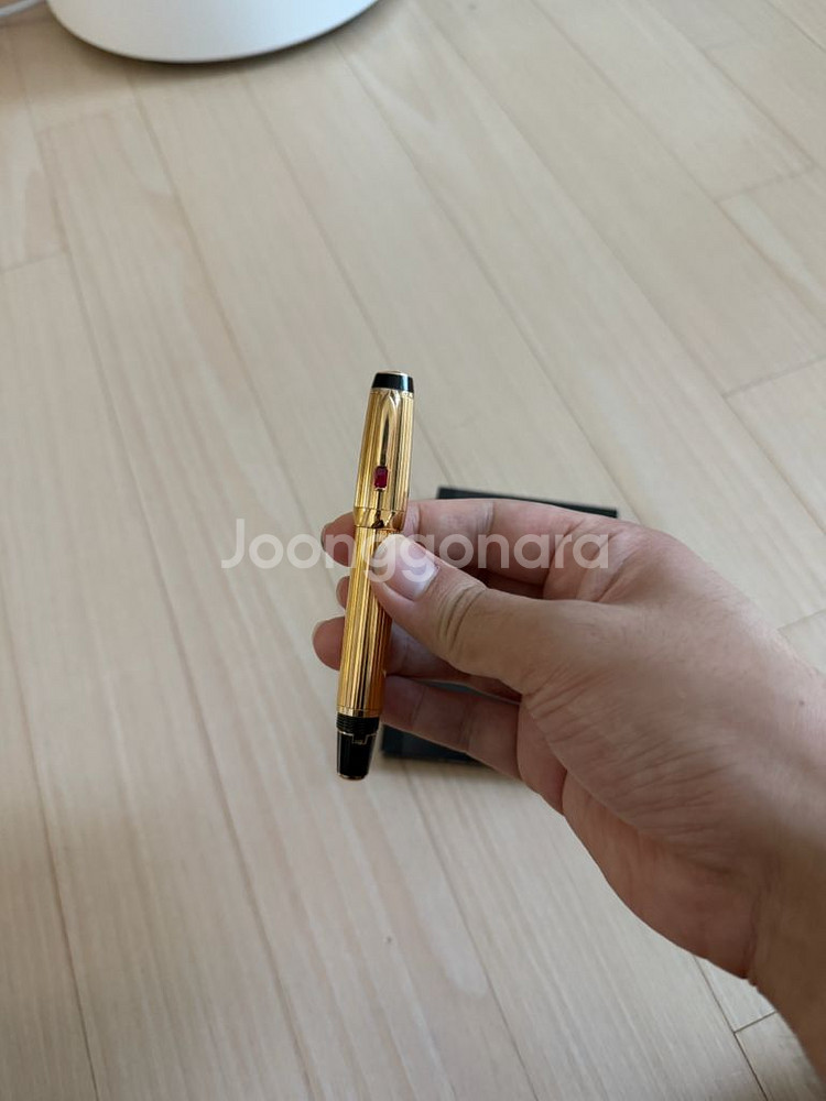 몽블랑 보헴 금장 만년필 - F--4