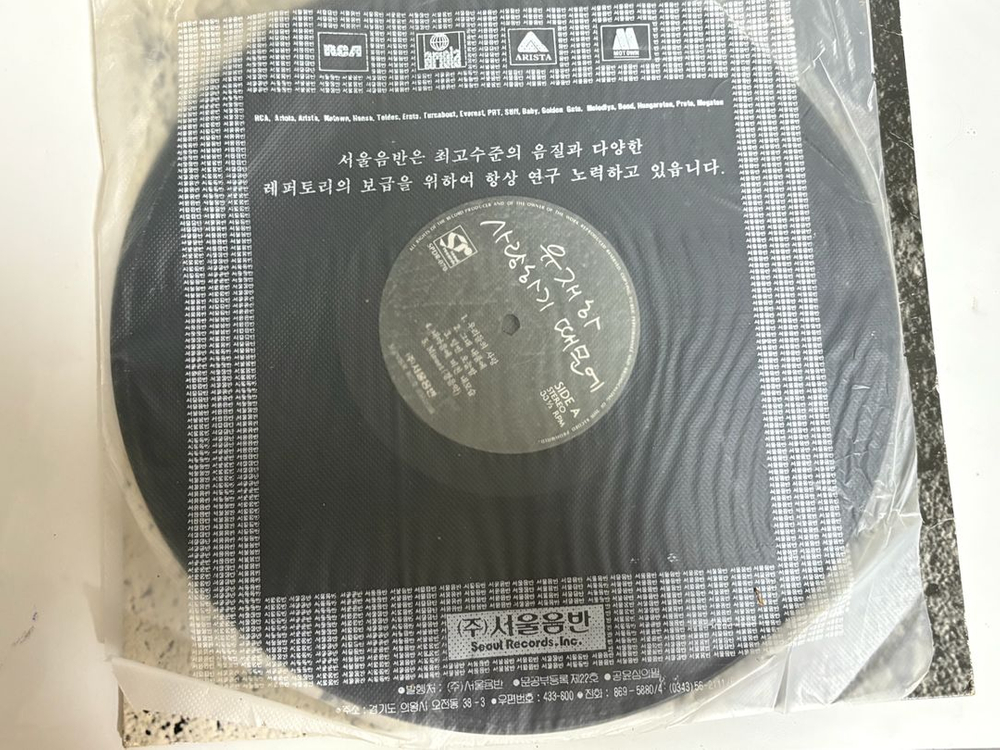 유재하_사랑하기 때문에(1987,서울음반 초판) 이미지