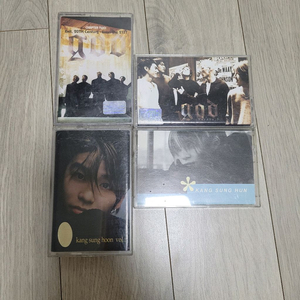god 지오디2,3집 및 강성훈1,2집 카세트 테이프