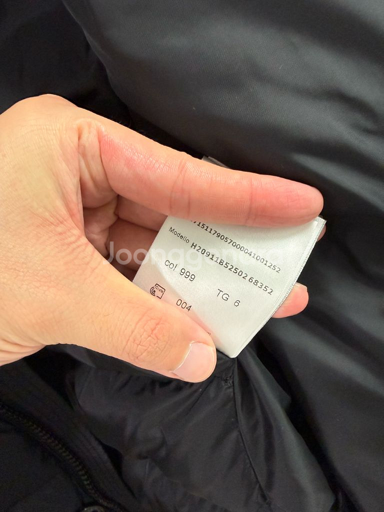 [6] 22 23 몽클레어 클루니 패딩 블랙 리얼퍼--7