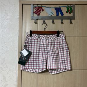 쉐르보 체크반바지