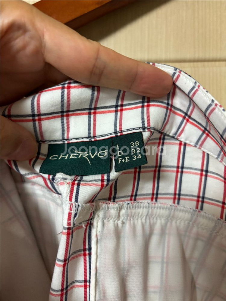 쉐르보 체크반바지--2