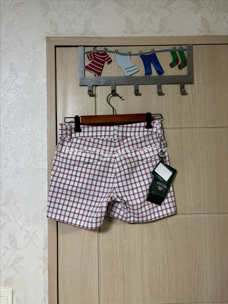 쉐르보 체크반바지--4