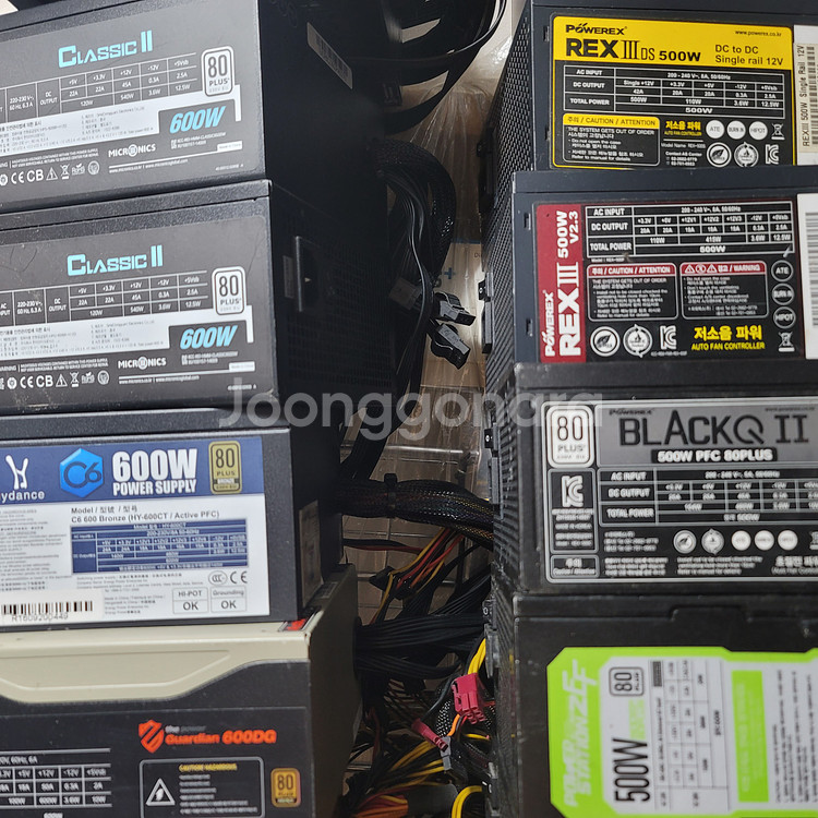 컴퓨터 PC 파워 일반사이즈 ATX 파워 출력별 종류별--1