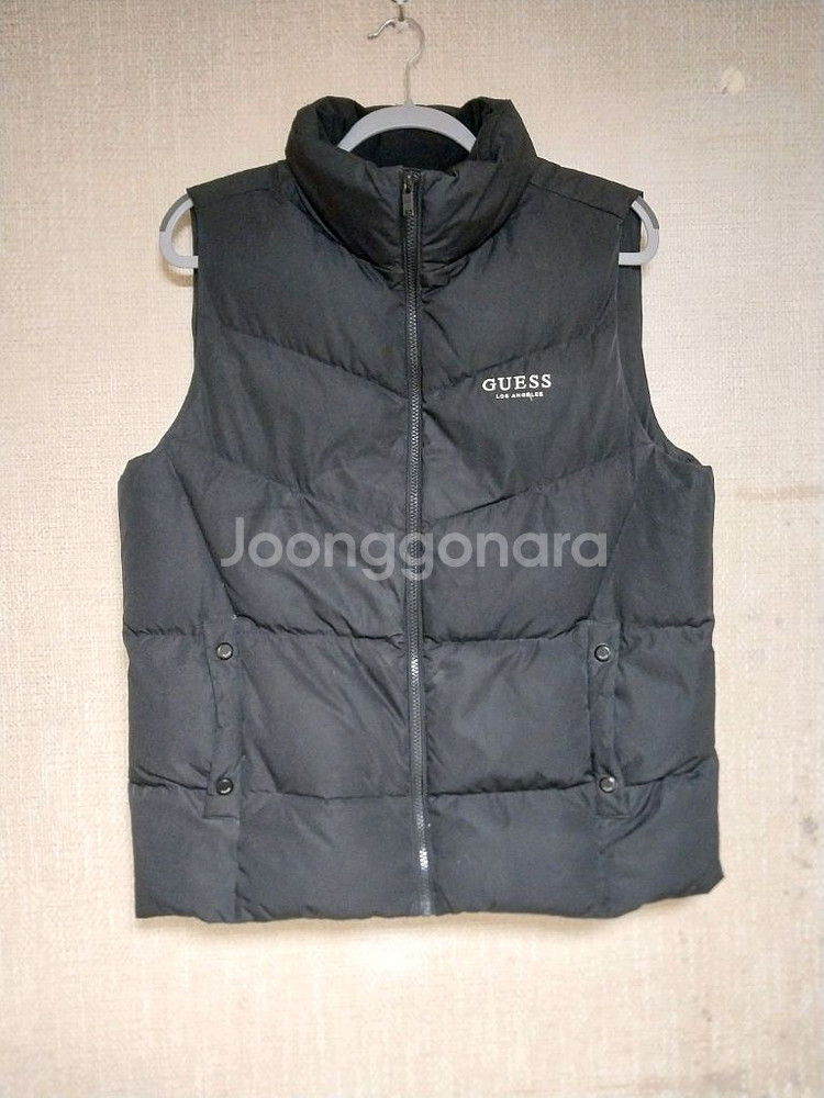 게스/100/오리) 패딩 조끼--0