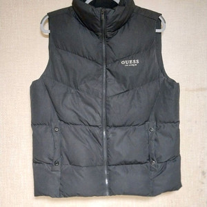 게스/100/오리) 패딩 조끼